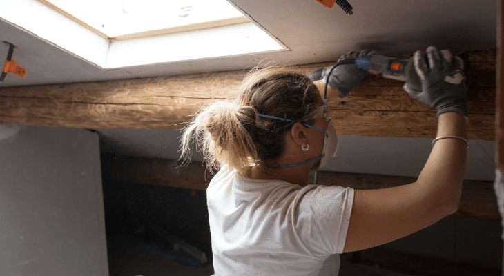 Loft conversion installation