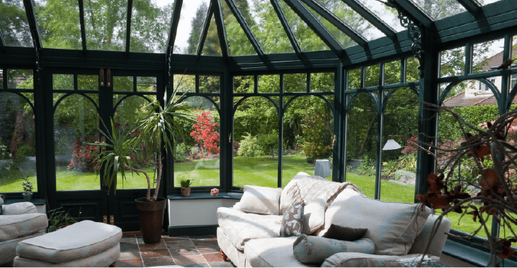 modern aluminium conservatory