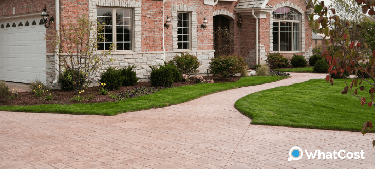 concrete driveway