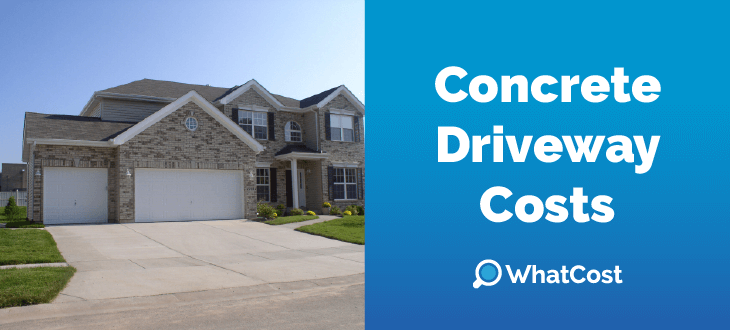 concrete driveway cost