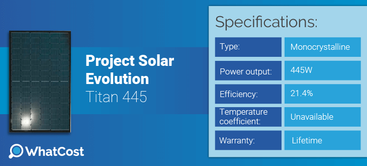 Project Solar Evolution Titan 445