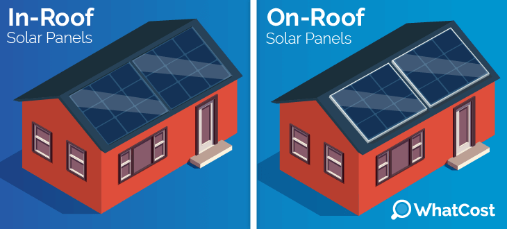 in-roof vs on-roof solar panels