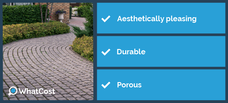 Cobblestone driveway