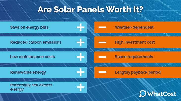 Pros and cons of solar panels