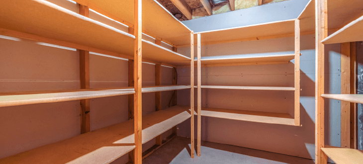 Loft storage space