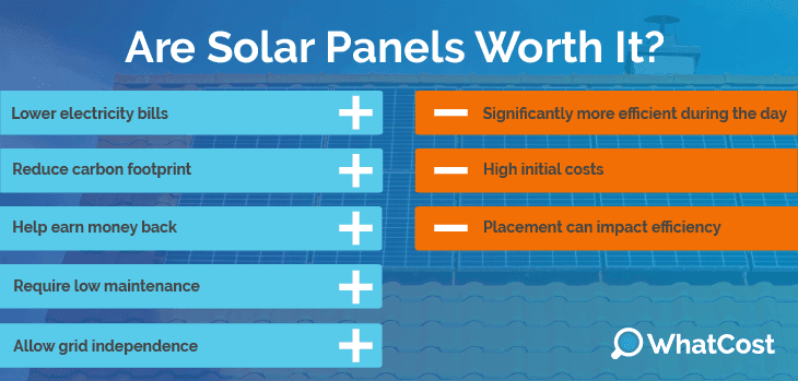 Pros and cons of solar panels