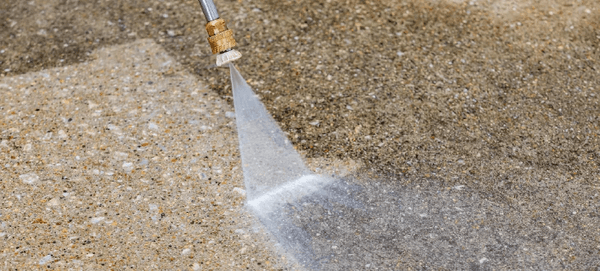 cleaning a resin driveway