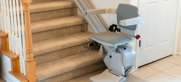 Reconditioned sitting stairlift