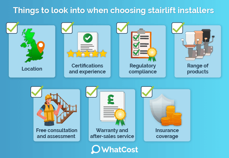 What to look for when choosing stairlift installers