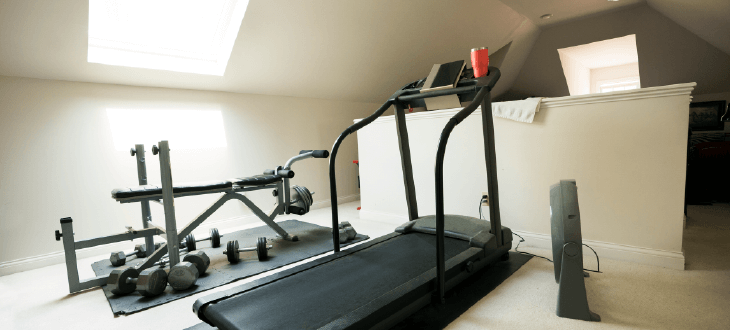 Workout space loft