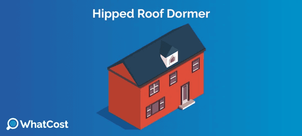 Hipped roof dormer