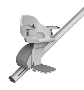 TKE S100 outdoor straight stairlift