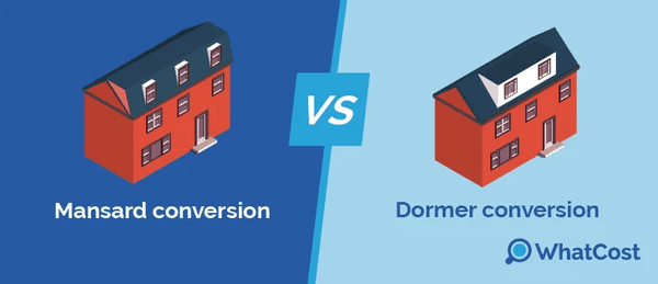 Mansard vs dormer loft conversion