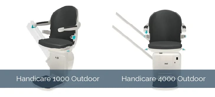 handicare outdoor stairlift models