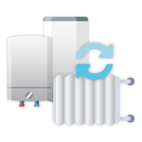 Ground Source Heat Pump Installation Upgrade Icon