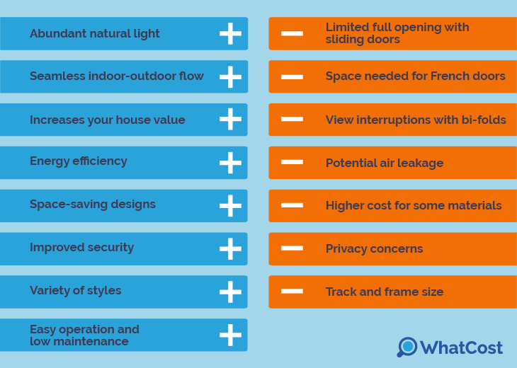 Patio door advantages & disadvantages
