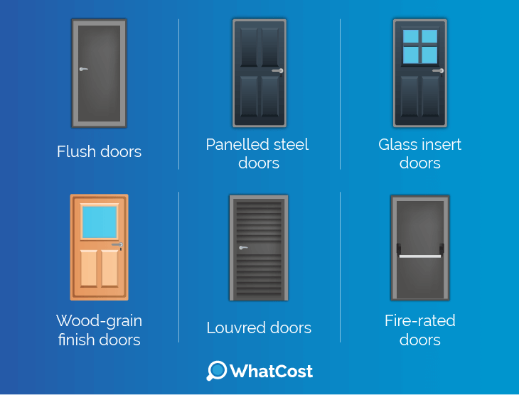 Steel doors styles